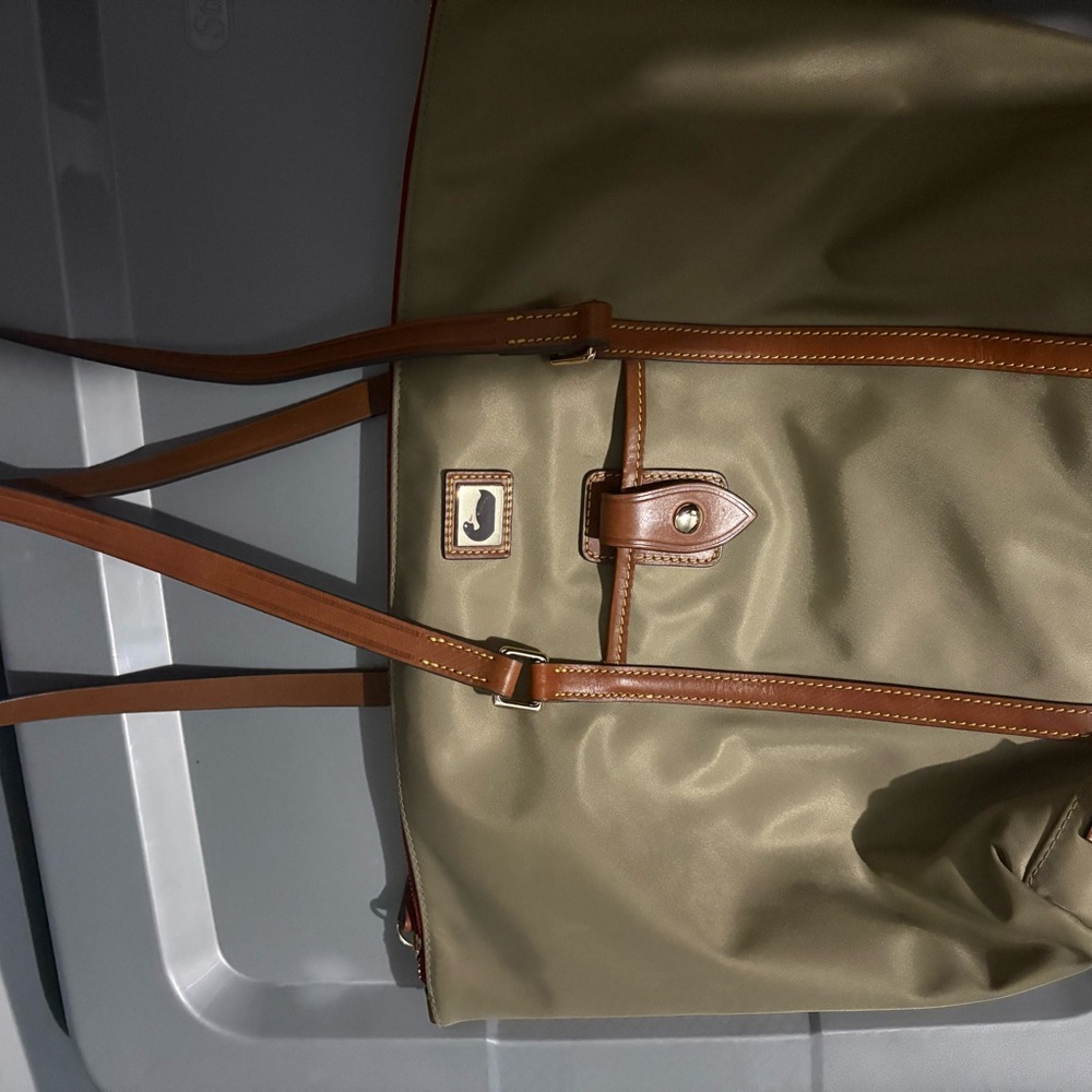 Dooney & Bourke Olive and Tan Women's Backpack